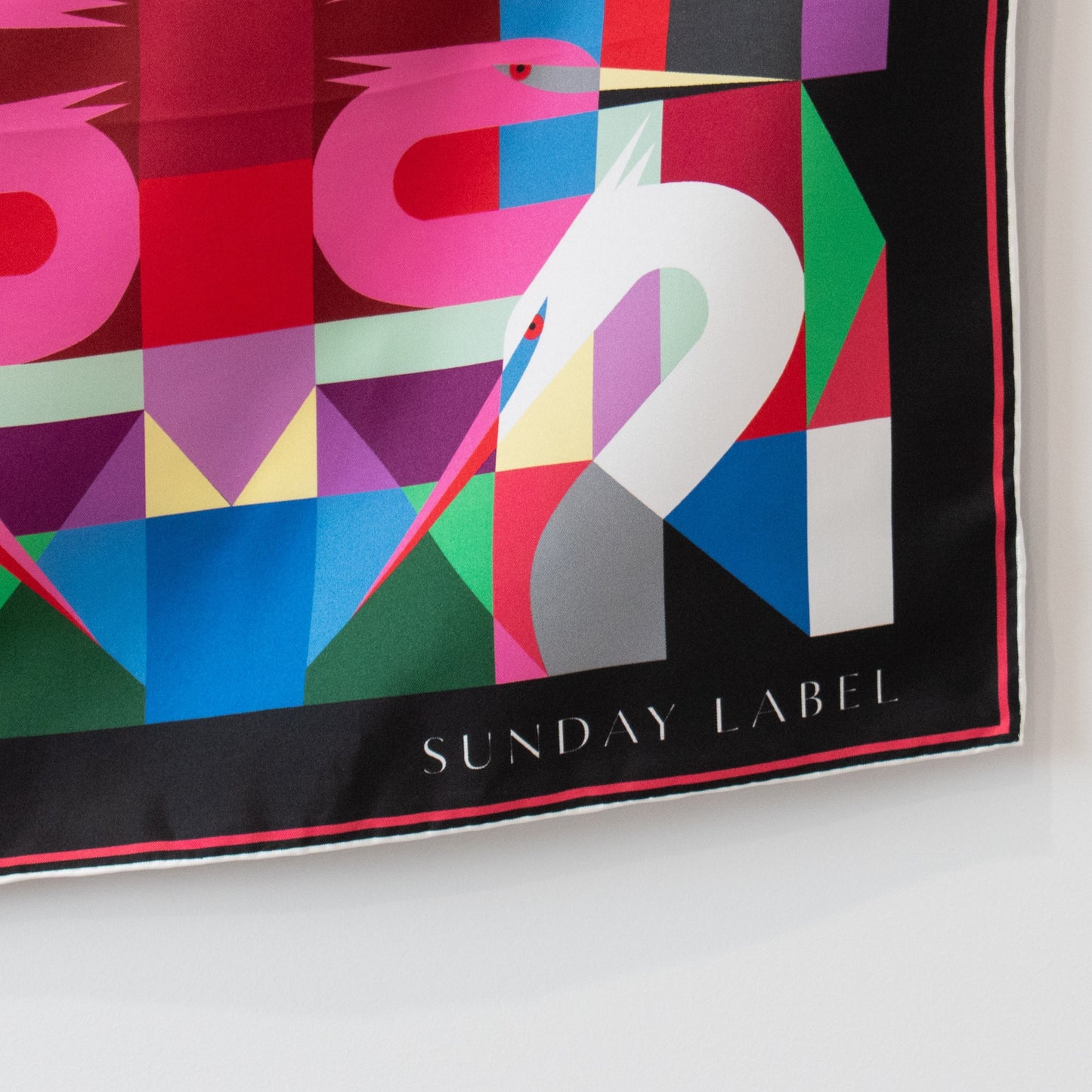 Sunday Label Silk Scarf - Pheonix Winter