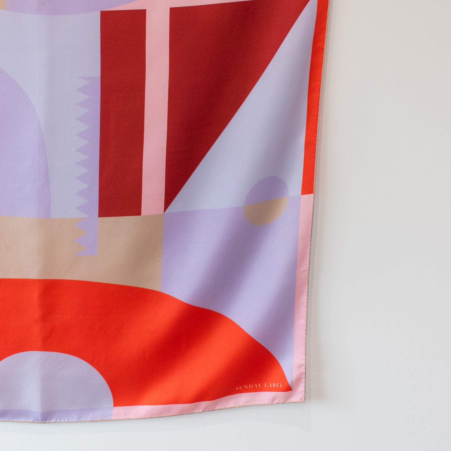 Sunday Label Silk Scarf - Seattle Summer