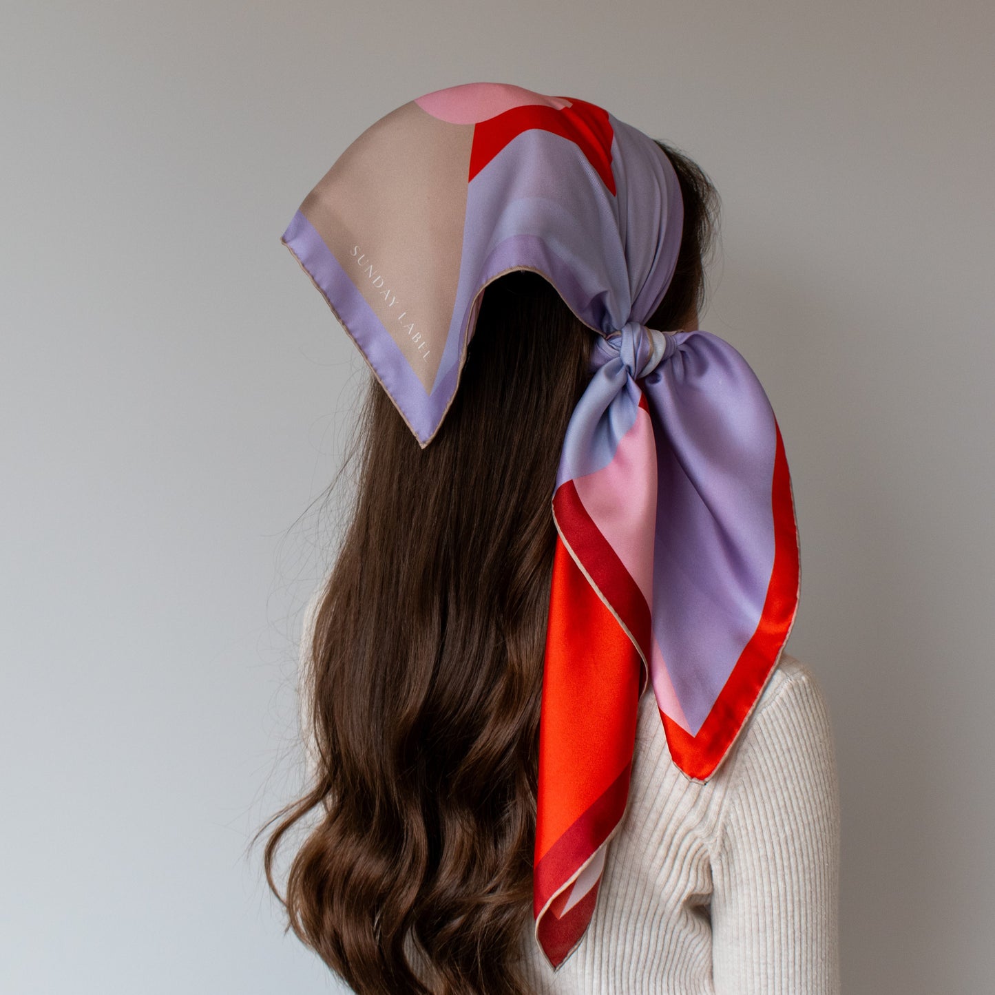 Sunday Label Silk Scarf - Seattle Summer