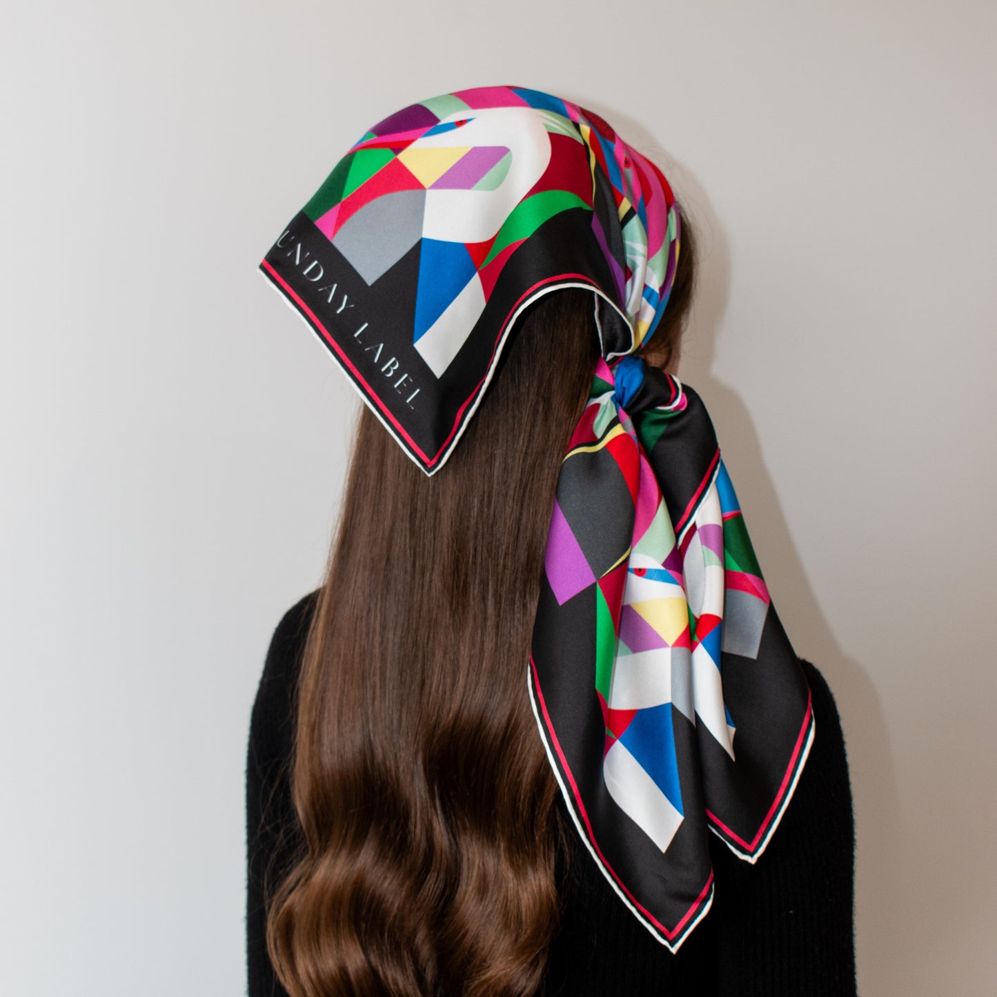 Sunday Label Silk Scarf - Pheonix Winter