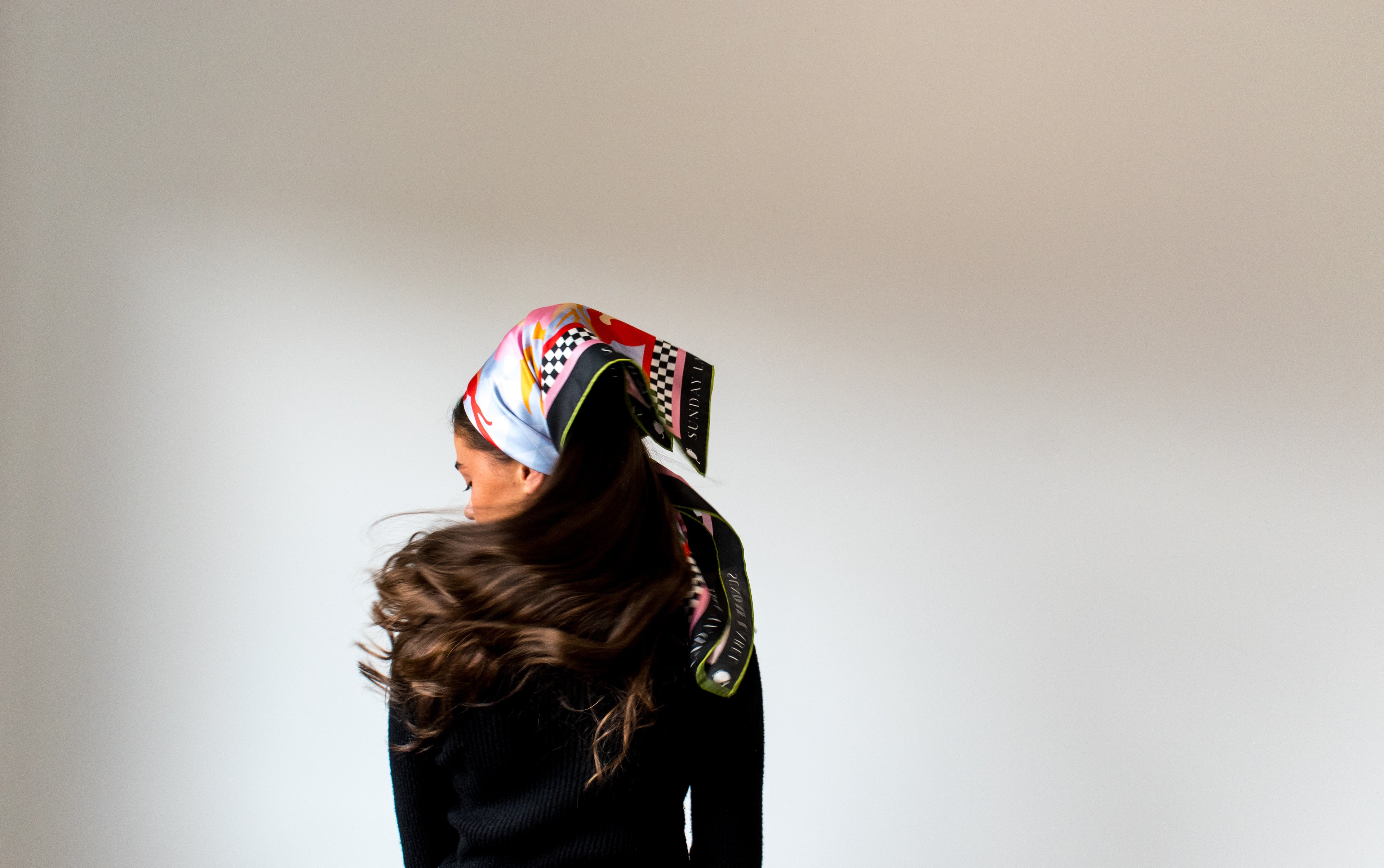 Sunday Label Silk Scarf