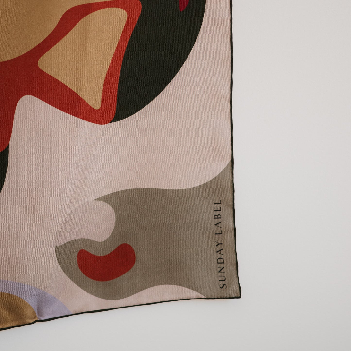 Sunday Label Silk - Beverley Neutrals - 90cm silk square scarf