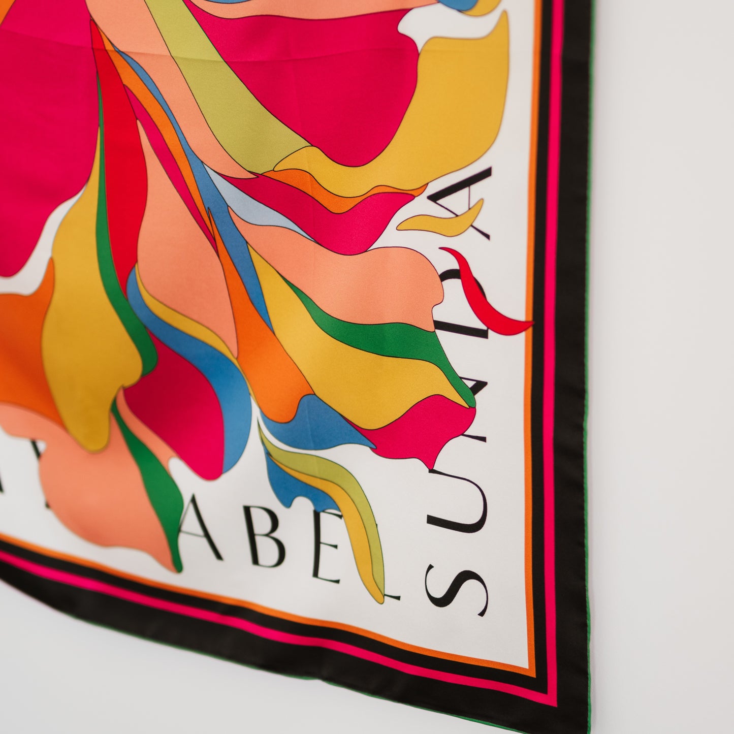Sunday Label Silk Scarf - Martha Spring - 90cm silk square scarf