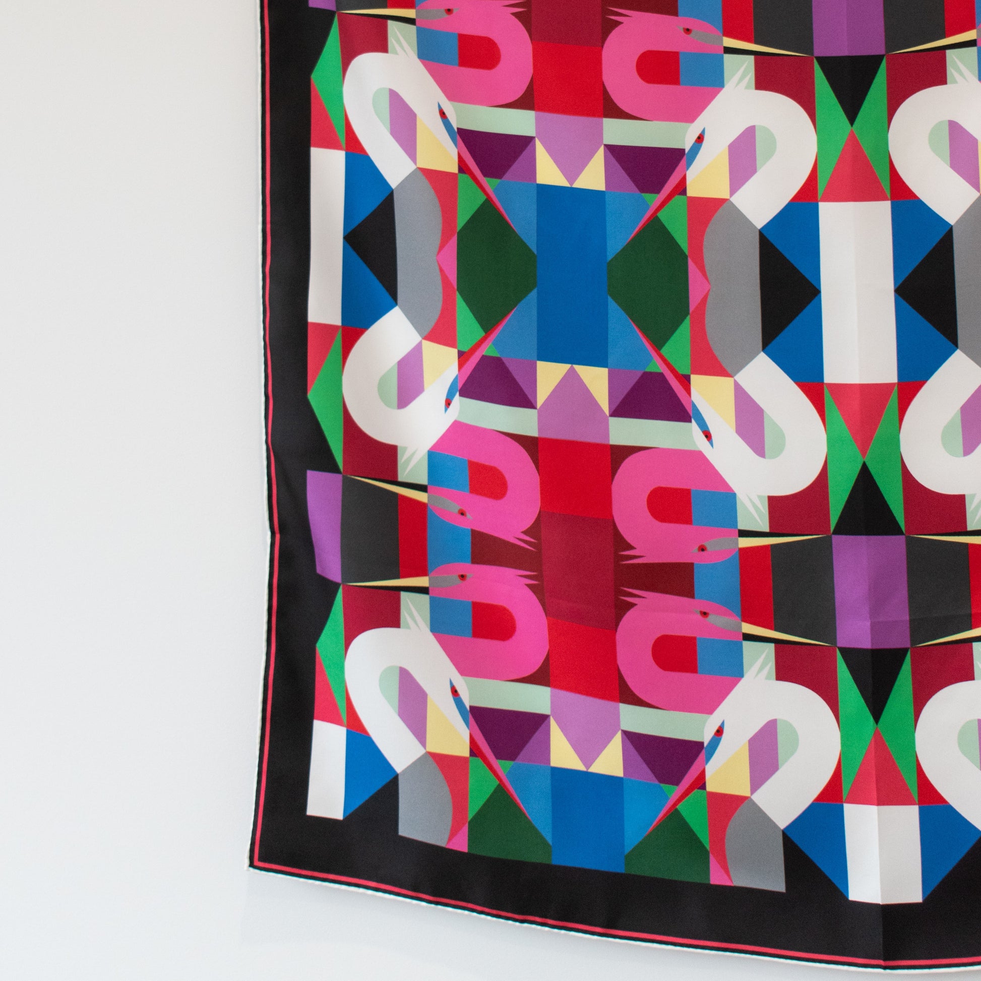 Sunday Label Silk Scarf - Pheonix Winter